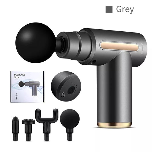 Massageador Corporal Portátil Massage Relax Gun – 6 Velocidades