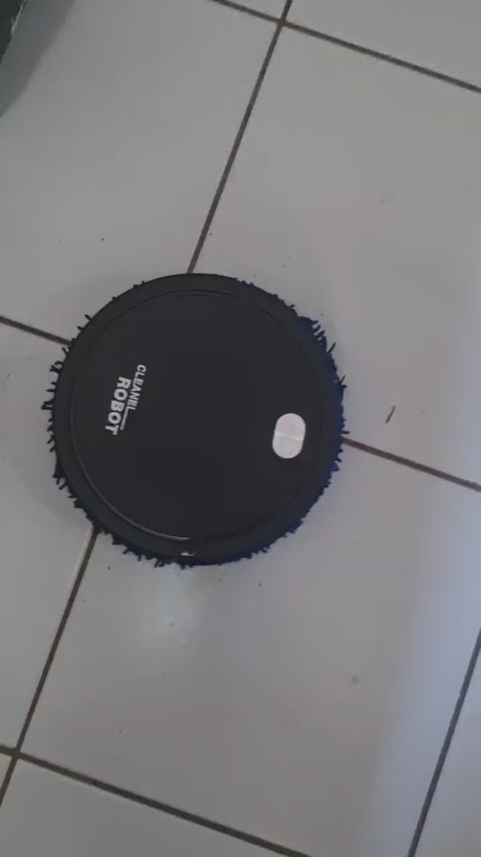 Robô De Limpeza Mop Simula Pano E Seca Baixo Ruído Robozinho